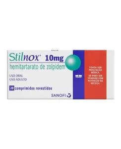 Stilnox 10mg Sanofi 28 Comprimidos Revestidos